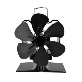 Стилен вентилатор с топлинна задвижване на Вентилатора с топлинна задвижване за дърва с контрол на температурата в реално време, не изисква електричество 517A