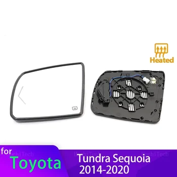 Странично Огледало за обратно виждане С Подгряване Стъкло С подгряване Огледални лещи Подходящи За Toyota Tundra 2014-2020, За Toyota Sequoia 2018-2020 Аксесоари