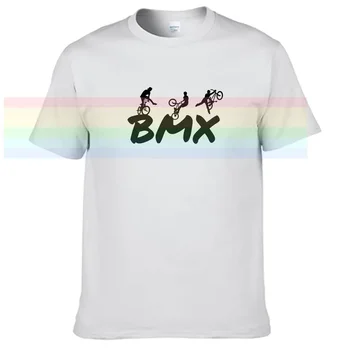 Тениска Bmx Mountain Bike МТБ Любовник Тениска Dirt Bike Тениска за Поръчка На тениски С Къс Ръкав Подарък Облекло За Велосипедисти И колоездачи N061