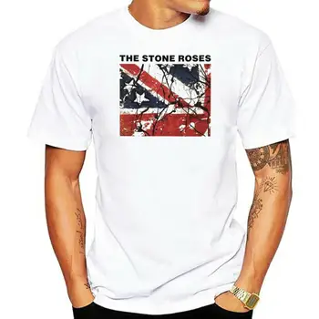 Тениска Jigg and Roll Men, The Stone Roses, лятото на 2022, къс ръкав, по-големи размери, дизайнерски стил, новата модерна тениска-чай