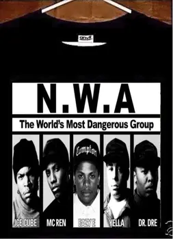 Тениска NWA с участието на най-опасната група в света