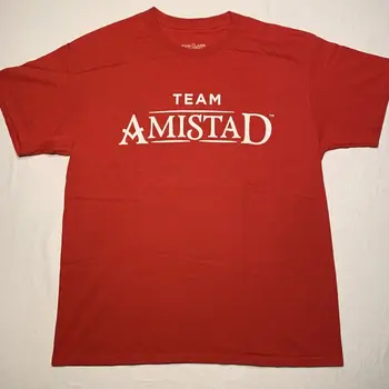 Тениска Team Amistad с графичен принтом, мъжки размер, голям, Академия на Рон Кларк, Червен, Официален