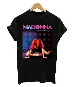 Тениска The Dance Floor Madonna, музикална тениска за всички фенове, размер S-3XL
