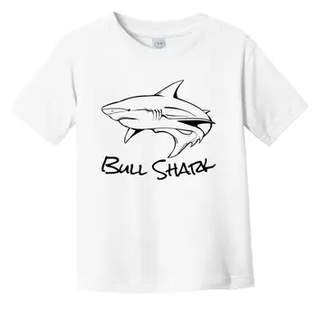 Тениска с изображение на бича акула Cool Shark за бебета и малки деца с дълъг ръкав