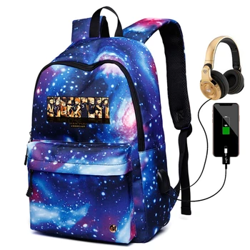 Унисекс, Ученически чанти и калъфи за книги, раница за зарядното устройство с 3D-принтом в стил аниме Haikyuu, Мъжки Дамски Ежедневни чанта, Спортна чанта за юноши на открито