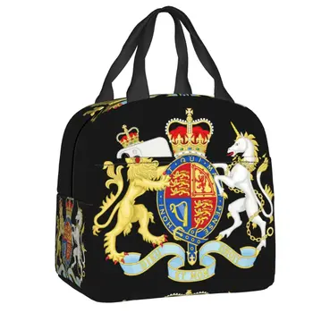 Чанта за обяд с Кралското знаме на Обединеното Кралство, една Жена хладилник, Термоизолированные кутии за обяд за учениците в училище