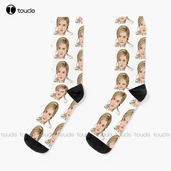 Нова Ема Уотсън Добра Премията Фенове на филми Смешно Стръмни Отлични Чорапи Смешни Чорапи Персонализирани Потребителски Чорапи за възрастни Унисекс