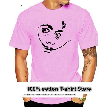 Нови мъжки тениски с къс ръкав и кръгла яка, Мода 2020, мъжки t-shirt Salvador Dali 032897